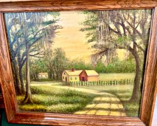 Country scene oils