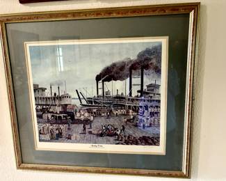 Steamboat signed print