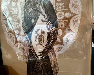 Unframed signed hawk by Joanna White
