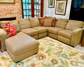 Cozy fabric sectional