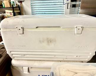 Large Igloo coolers