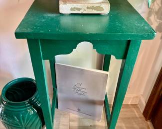 Painted plant stand