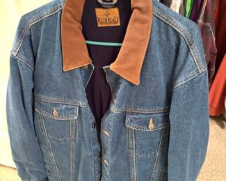 Wide assortment of men's XL clothing