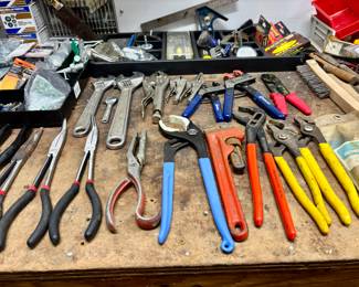 Assorted hand tools