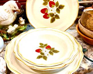 Mikasa "Strawberry Festival" stoneware