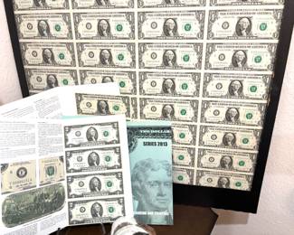 Uncirculated $ bills