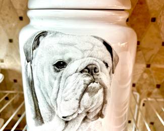 Bulldog cookie jars