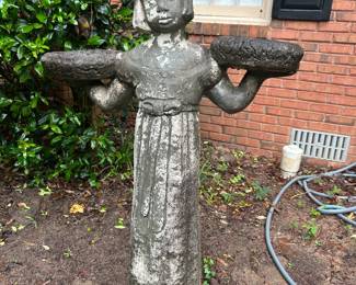 LARGE CONCRETE STATUE - PLEASE BRING HELP IF YOU BUY THIS ITEM - WE WILL NOT BE HELPING TO MOVE THE CONCRETE STATUES