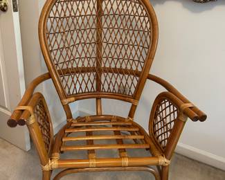 TWO BAMBOO CHAIRS