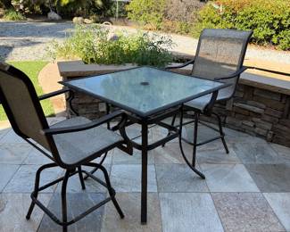 patio table with 2 chairs
