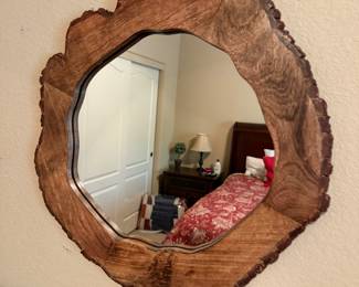 wood mirror