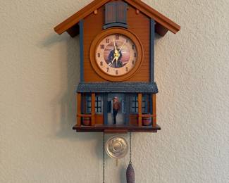 Cuckoo clock collectible john wayne