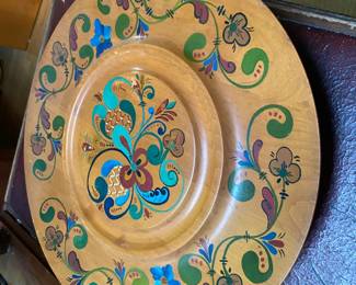 Painted plate