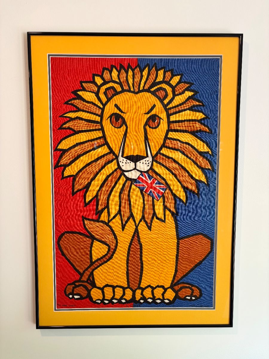 Ulster Linen Matted and Framed