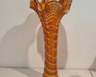 Imperial Marigold Ripple Vase (15”)