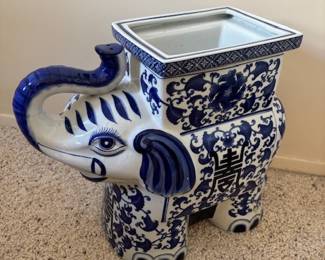 Bombay Porcelain Elephant 
