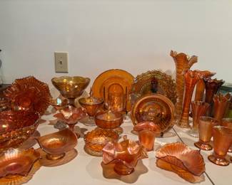 Great Collection of Carnival Glass