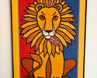 Ulster Linen Matted and Framed