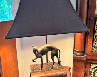 Bombay Greyhound Lamp