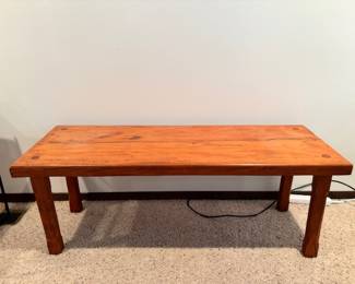 Solid Wood Bench