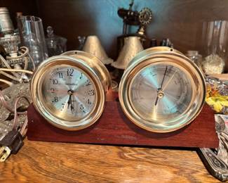 Versailles Clock and Barometer