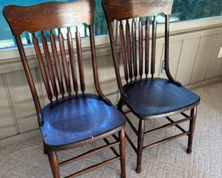 Matching Wood Chairs