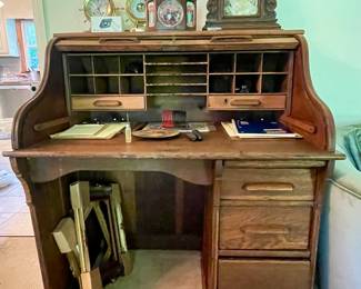 Roll-top desk and more