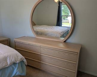 Dresser with two matching nightstands