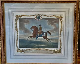 Richard Houston (Irish, 1721-1775), Equestrian Print