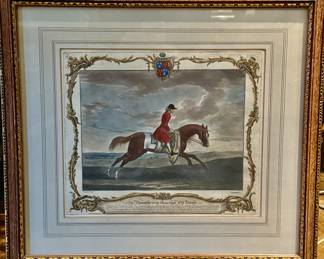 Richard Houston (Irish, 1721-1775), Equestrian Print