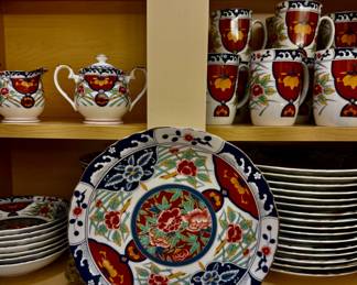GUMP’S IMARI full set of china