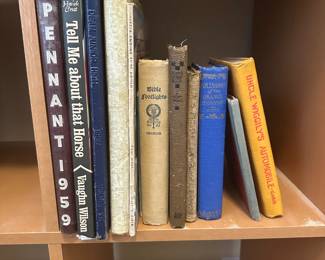 Vintage books and yearbooks