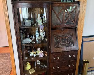 Antique hutch. Items inside are sold separately