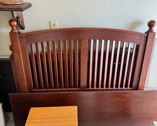 This bed is not assembled because it was the one at the assisted living facility.
