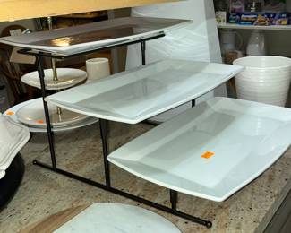 3 tier serving stand