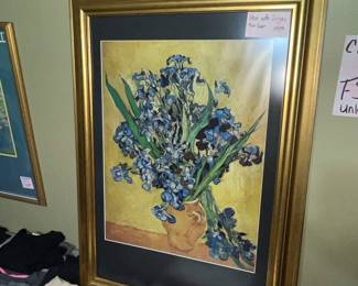 "Vase With Irises" by VAN GOGH