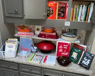 COOKBOOKS & CORNING WARE!