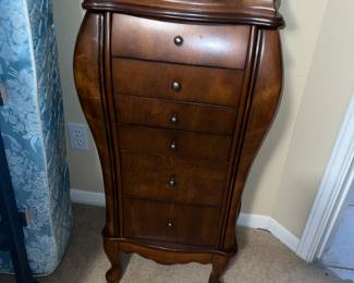 Bombe-styled jewelry armoire!