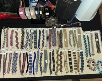 Lots of bracelets!