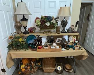 Table full of beautiful decor!