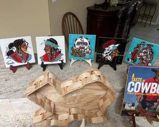 NATIVE AMERICAN ART TILES BY CLEO TIESSEDRE!