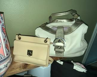 LEFT: SPARTINA 449 PURSE - RIGHT: COACH BAG