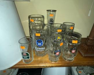 Beer glasses