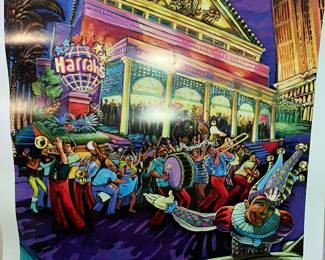 Terrence Osborne print of HARRAH'S NEW ORLEANS 10th ANNIVERSARY