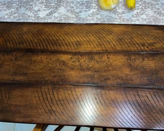 Distressed top boards w/ saw marks