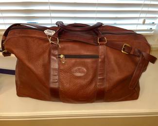 KING RANCH leather chaparral duffle bag!