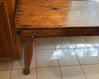 ANTIQUE 120" LONG TABLE!