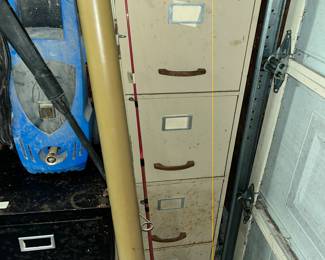 PAIR OF FILE CABINETS
