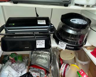 PHILLIPS SMOKELESS INDOOR GRILL, NUWAVE OVEN