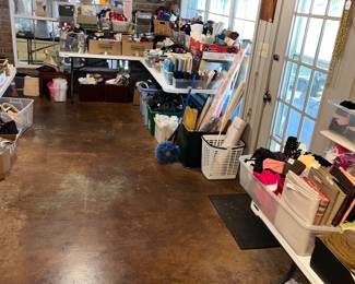 LONG ENCLOSED PORCH - FULL! LOTS OF SEWING & FABRIC!